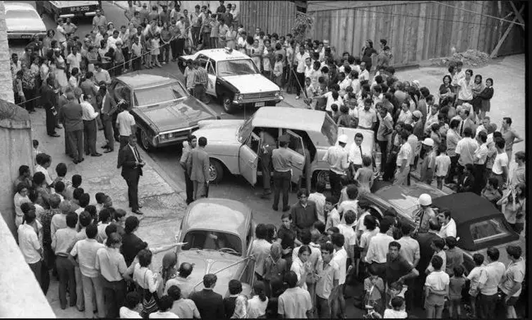 Brasília (DF),  02/04/2026 - Local do sequestro do embaixador Suíço, em dezembro de 1970.
Foto: Podcast Perdas e Danos.