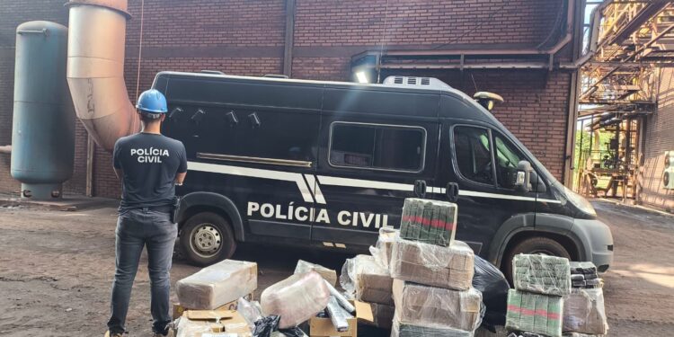 Polícia Civil incinera meia tonelada de entorpecentes em Ribas do Rio Pardo