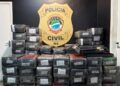 Polícia Civil apreende 1.600 kg de maconha e recupera veículo furtado em Mundo Novo