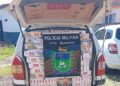 Polícia Militar em Brasilândia apreende veículos com produtos de contrabando