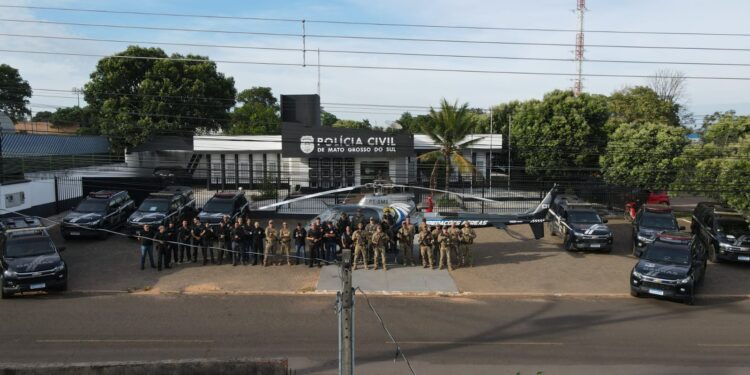 Polícia Civil deflagra operação contra organização criminosa em Coxim