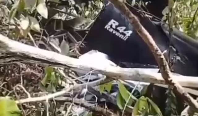 Filho de ex-prefeito de Dourados sobrevive a queda de helicóptero em Roraima