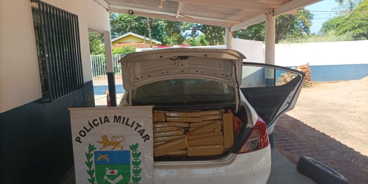 PM intercepta 516 kg de maconha em Amandina