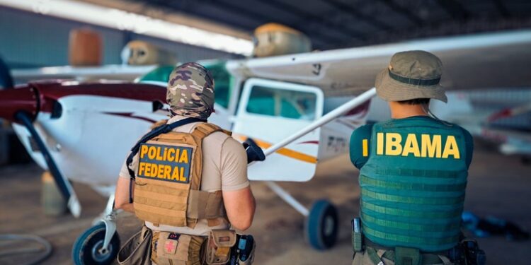 PF desmonta estrutura aérea do garimpo ilegal em Roraima