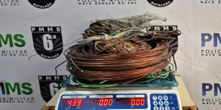 Ação Conjunta: Polícia Militar, Polícia Civil, Guarda Municipal e Coordenadoria de Fiscalização de Posturas Realizam Operação de Fiscalização, Prevenção e Repressão Qualificada Voltada ao Combate ao Furto e à Receptação de Cabos e Fios Metálicos em Corumbá.