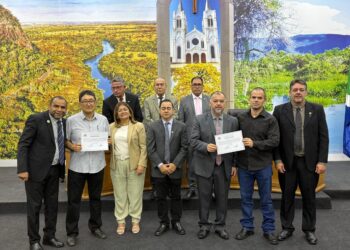 Agentes da Unidade Regional de Perícia e Identificação da Policia Civil de Aquidauana recebem moção de aplauso pela câmara local