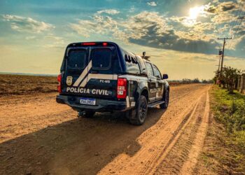 Em Coxim, Polícia Civil prende suspeito com mandado de prisão preventiva por descumprimento de medida protetiva de urgência