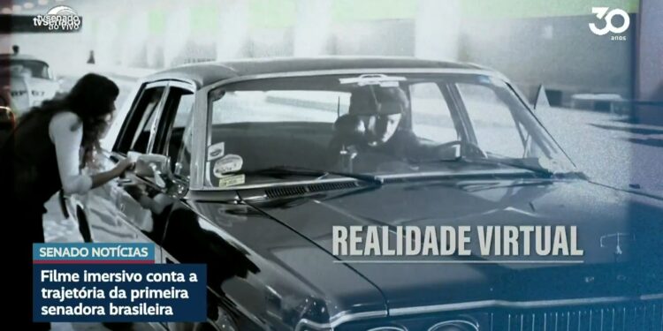 Filme imersivo conta a trajetória da primeira senadora brasileira