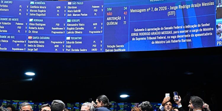 Indicação de Jorge Messias ao STF é rejeitada pelo Senado