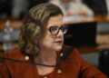 Em pronunciamento, à bancada, relatora do PL 2.480/2021, senadora Teresa Leitão (PT-PE).
