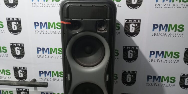 Polícia Militar Apreende Aparelho de Som Após Denúncia de Perturbação do Sossego em Ladário