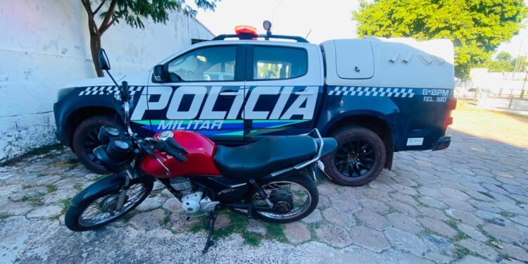 Polícia Militar Recupera Motocicleta Furtada em Corumbá.