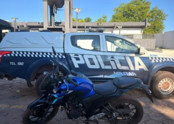 Polícia Militar Recupera em Corumbá Motocicleta Roubada na Capital.