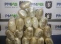 Polícia Militar apreende mais de 20 quilos de droga em abordagem na região da Popular Nova, em Corumbá.