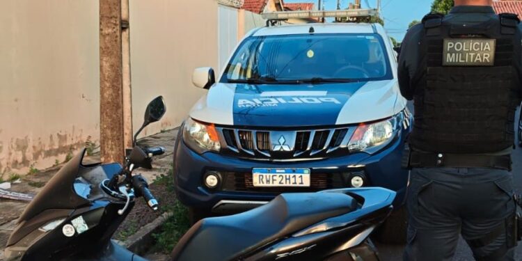 Polícia Militar em Três Lagoas recupera motocicleta furtada