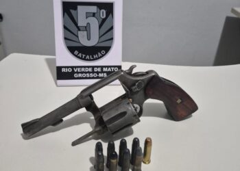 Polícia Militar prende homem  por ameaça e porte ilegal de arma de fogo em Rio Verde