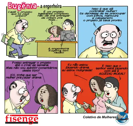 Brasília (DF), 31/03/2026 - História em quadrinhos vira ferramenta de conscientização social na EJA. Tirinhas da Engenheira Eugênia fazem parte do material de apoio pedagógico. Foto: Fisenge/Divulgação