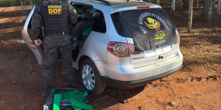 Motorista é preso com 97 kg de maconha na MS-156