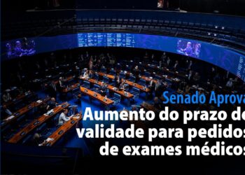 Senado Aprova: Aumento do prazo de validade para pedidos de exames médicos
