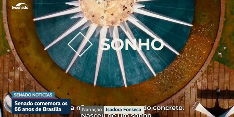 Sessão especial marca os 66 anos de Brasília