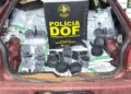 DOF intercepta comboio ilegal com armas e drogas em Dourados