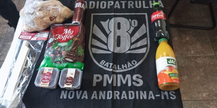 PM frustra tentativa de furto em mercado