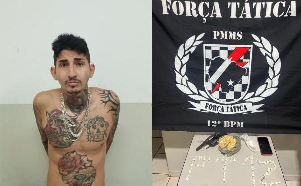 PM prende suspeito de homicídio em Glória de Dourados