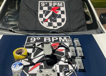 Dupla é presa ao usar drone para lançar drogas em presídio de Campo Grande