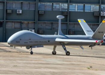 Drone militar de R$ 50 milhões cai durante exercício da FAB em Campo Grande