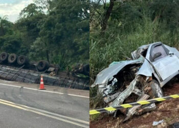 Cantor morre após colisão violenta na BR-163 em MS