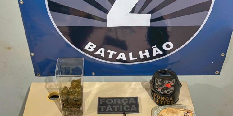 Polícia Militar em Três Lagoas apreende entorpecentes