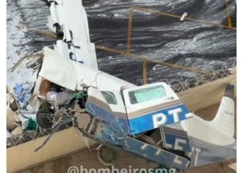 Acidente de avião mata dois e fere três em Belo Horizonte