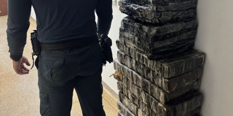 Polícia Militar em Brasilândia realiza apreensão de 216 quilos de maconha e a prisão de autores de tráfico