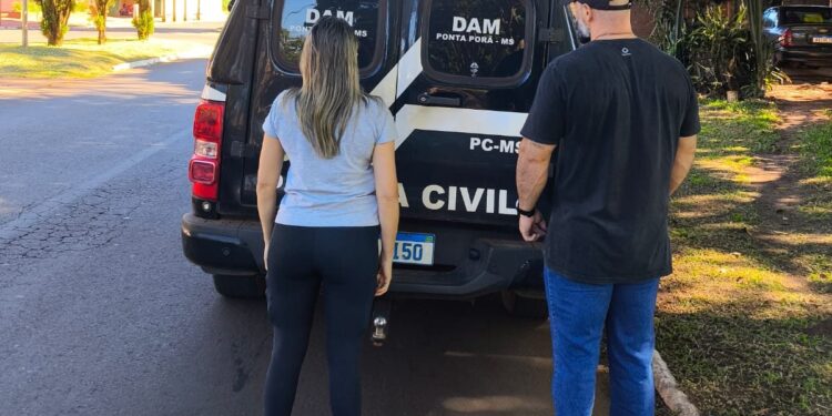 Polícia Civil prende homem em flagrante por perseguição, dano e lesão corporal em Ponta Porã
