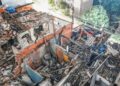 Casas começam a ser demolidas após explosão em São Paulo