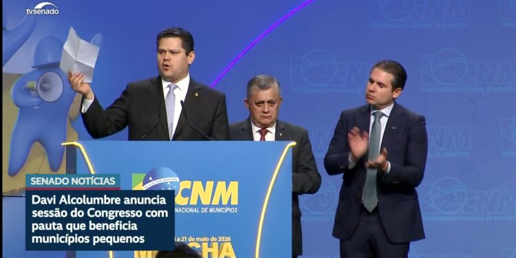 Congresso vai analisar pauta que beneficia pequenos municípios