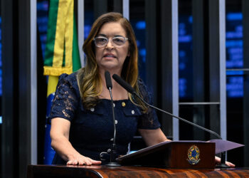 Senadora Dra. Eudócia (PSDB-AL) em discurso à tribuna.