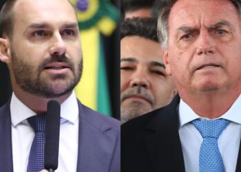 Eduardo Bolsonaro aparece como produtor executivo de filme sobre o pai