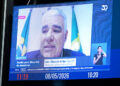 No painel, senador Eduardo Girão (Novo-CE) em pronunciamento via videoconferência.