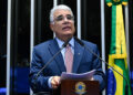 Em discurso, à tribuna, senador Eduardo Girão (Novo-CE).
