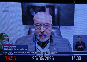 Em pronunciamento, via videoconferência, senador Paulo Paim (PT-RS).