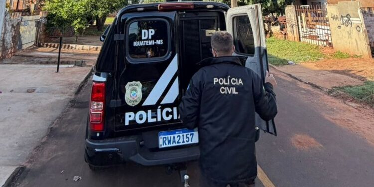 Polícia Civil cumpre mandado de prisão decorrente de regressão cautelar em Iguatemi