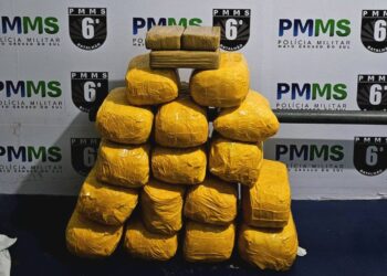 Polícia Militar Prende Autores com Mais de 21 kg de Drogas em Rodoviária em Corumbá.