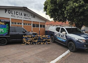 Polícia Militar em Brasilândia apreende 443 quilos de drogas e recupera veículo roubado