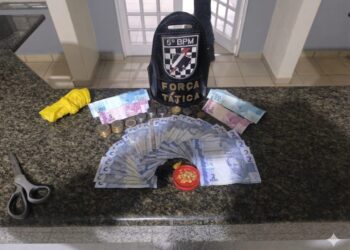 Polícia Militar prende dois homens por tráfico de drogas em Coxim