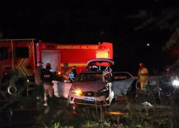 Acidente na BR-163 causa congestionamento em Campo Grande