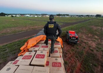 Contrabando de R$ 1,2 milhão é interceptado em estrada rural