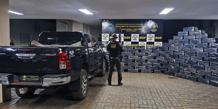 Perseguição em rodovia termina com apreensão milionária de maconha