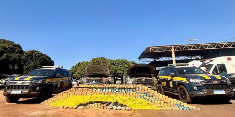 PRF apreende quase 600 kg de cocaína em Campo Grande