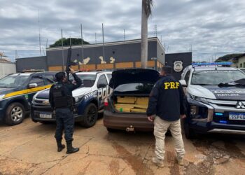 PRF e PM apreendem 509 kg de maconha em Batayporã
